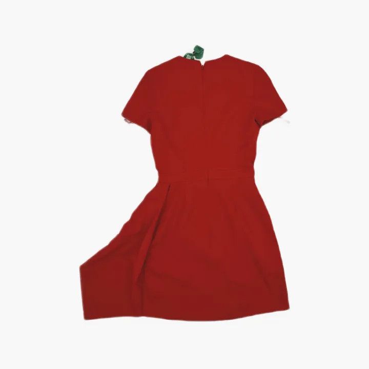 Alexander McQueen Alexander McQueen Red A-Line Dress for Women 0079 Size S / US 4 / IT 40 - 3 Thumbnail