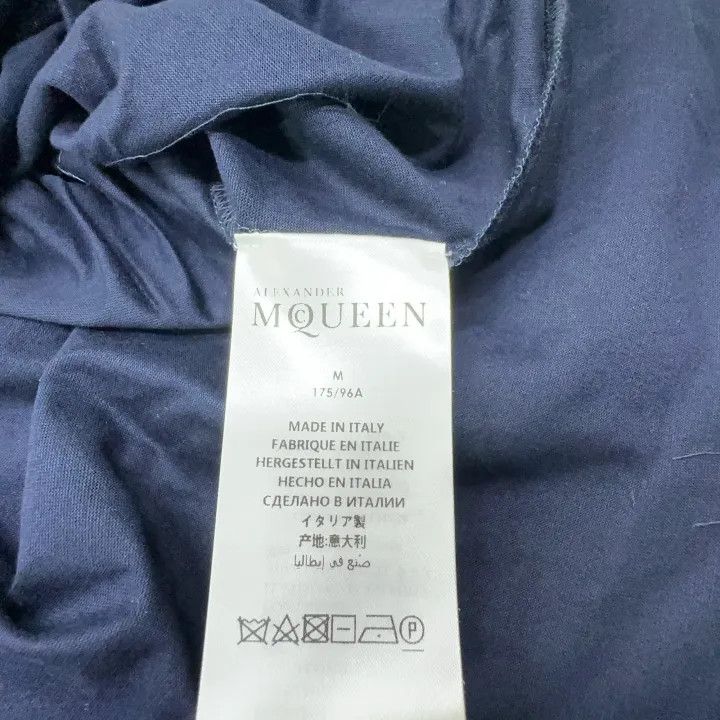 Alexander McQueen Alexander McQueen Casual Solid Color Polo Shirt 0079 Size M / US 6-8 / IT 42-44 - 6 Thumbnail