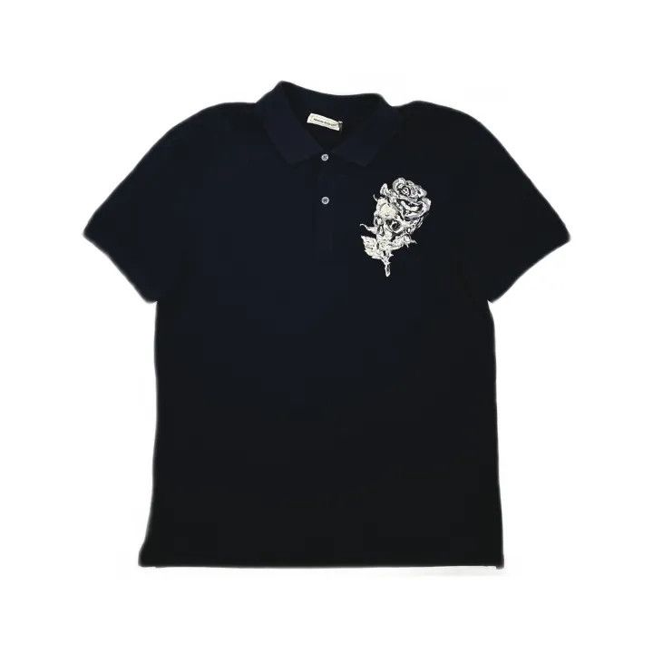 Alexander McQueen Alexander McQueen Casual Fashion Short Sleeve Polo 0079 Size M / US 6-8 / IT 42-44 - 2 Thumbnail