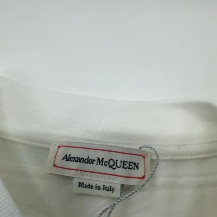Alexander McQueen Alexander McQueen White Short Sleeve T-Shirt 0079 Size S / US 4 / IT 40 - 5 Thumbnail