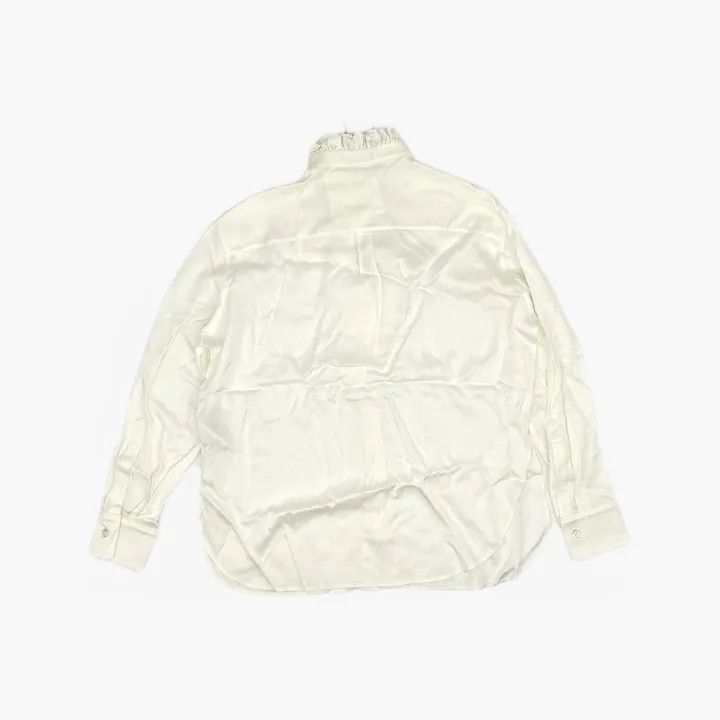 Alexander McQueen Alexander McQueen White Long Sleeve Button-Up Shirt 0079 Size M / US 6-8 / IT 42-44 - 3 Thumbnail