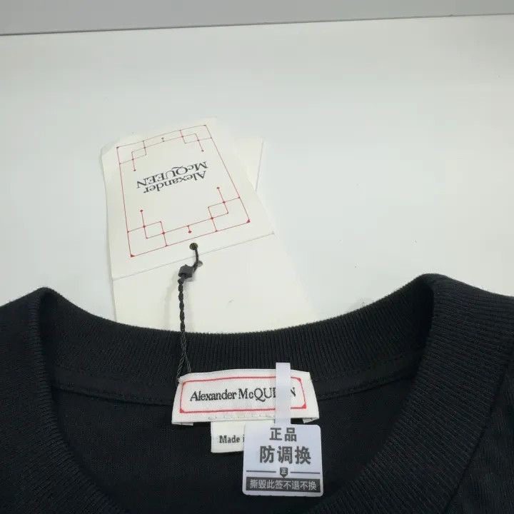 Alexander McQueen Alexander McQueen Black Hybrid Mini Dress 0079 Size M / US 6-8 / IT 42-44 - 4 Thumbnail