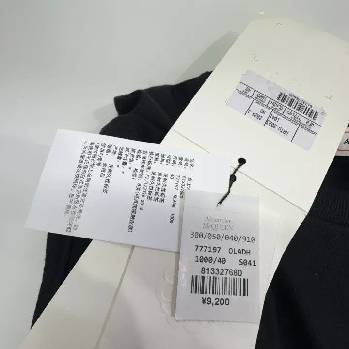 Alexander McQueen Alexander McQueen Black Hybrid Mini Dress 0079 Size M / US 6-8 / IT 42-44 - 5 Thumbnail