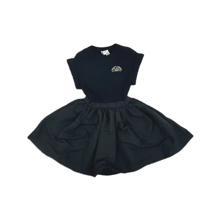Alexander McQueen Alexander McQueen Black Hybrid Mini Dress 0079 Size M / US 6-8 / IT 42-44 - 2 Thumbnail
