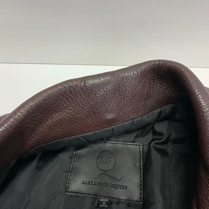 Alexander McQueen Alexander McQueen Casual Brown Biker Jacket 0079 Size L / US 10 / IT 46 - 6 Thumbnail
