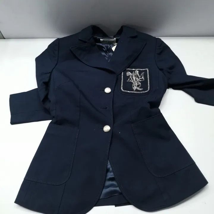 Alexander McQueen Alexander McQueen FW21 Logo Embellished Blazer 0079 Size M / US 6-8 / IT 42-44 - 11 Thumbnail