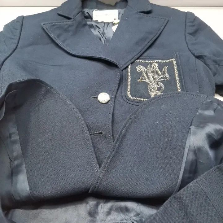 Alexander McQueen Alexander McQueen FW21 Logo Embellished Blazer 0079 Size M / US 6-8 / IT 42-44 - 10 Thumbnail
