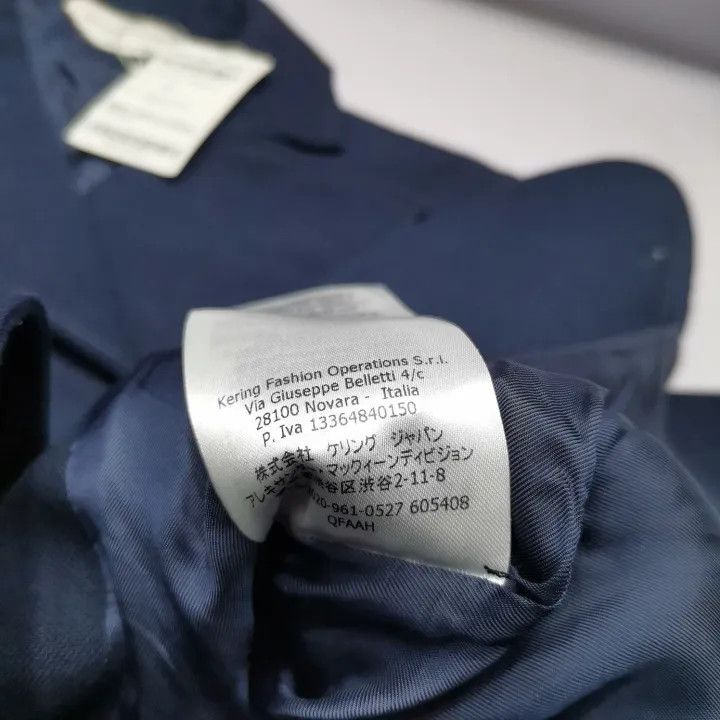 Alexander McQueen Alexander McQueen FW21 Logo Embellished Blazer 0079 Size M / US 6-8 / IT 42-44 - 5 Thumbnail