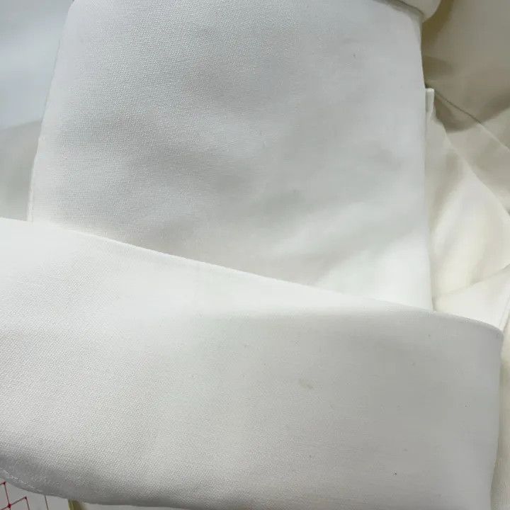 Alexander McQueen Alexander McQueen White Wool Double-Breasted Blazer 0079 Size M / US 6-8 / IT 42-44 - 6 Thumbnail