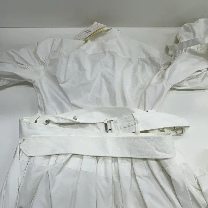 Alexander McQueen Alexander McQueen White Long Sleeve Dress 0079 Size S / US 4 / IT 40 - 15 Thumbnail