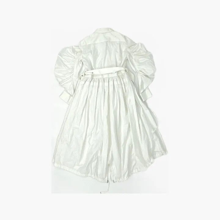 Alexander McQueen Alexander McQueen White Long Sleeve Dress 0079 Size S / US 4 / IT 40 - 3 Thumbnail