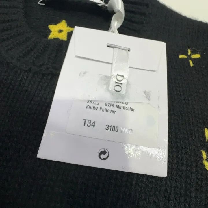 Dior Dior Scorpion Graphic Short Sleeve Cashmere Sweater 0079 Size XS / US 0-2 / IT 36-38 - 7 Thumbnail