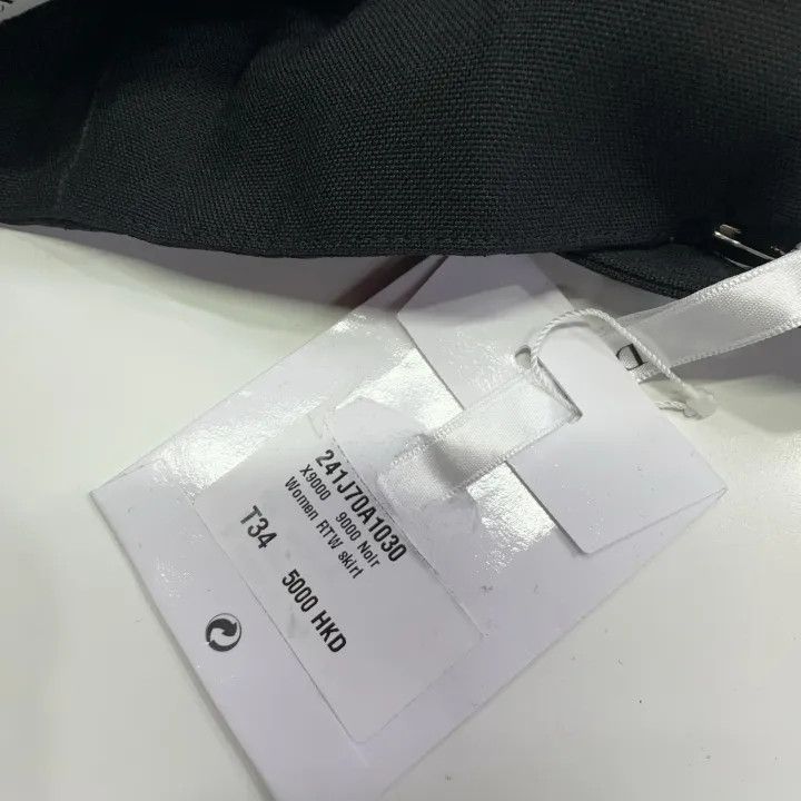 Dior Dior Black Pleated Casual Skirt 0079 Size 22" - 6 Thumbnail