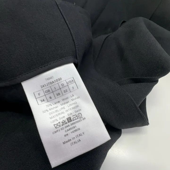 Dior Dior Black Pleated Casual Skirt 0079 Size 22" - 5 Thumbnail