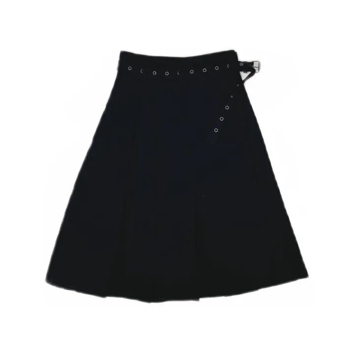 Dior Dior Black Pleated Casual Skirt 0079 Size 22" - 2 Thumbnail