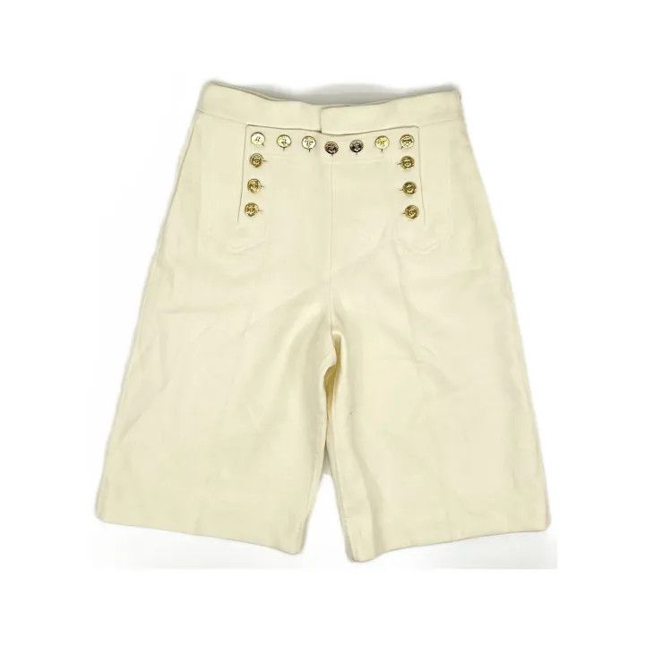 Dior Dior White High-Waisted Casual Shorts for Women 0079 Size 34" / US 12 / IT 48 - 2 Thumbnail