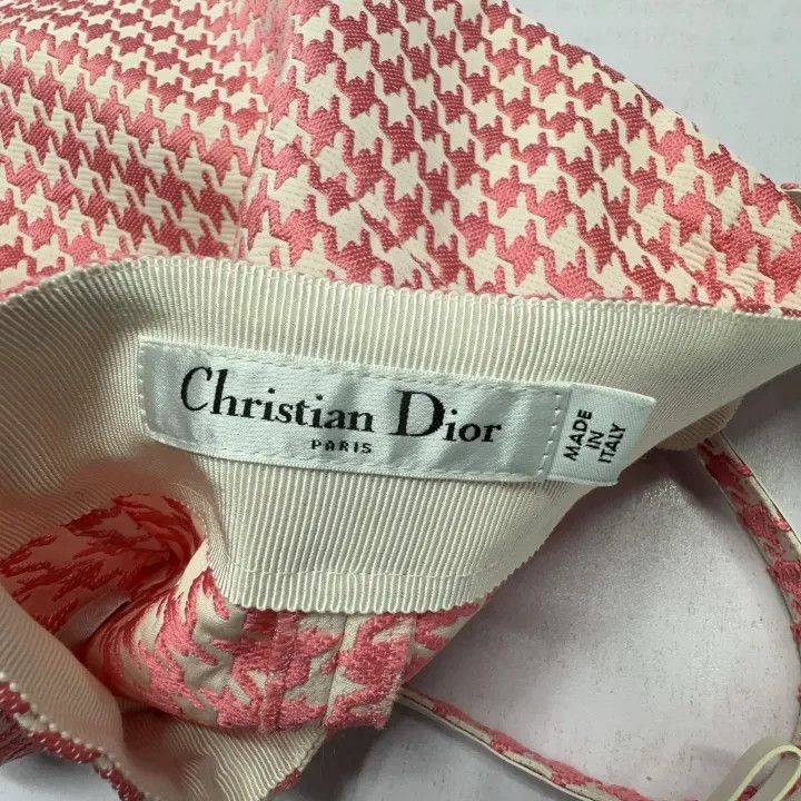 Dior Dior SS22 Pink Houndstooth Casual Shorts 0079 Size 22" - 6 Thumbnail
