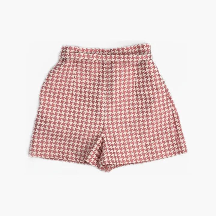 Dior Dior SS22 Pink Houndstooth Casual Shorts 0079 Size 22" - 3 Thumbnail