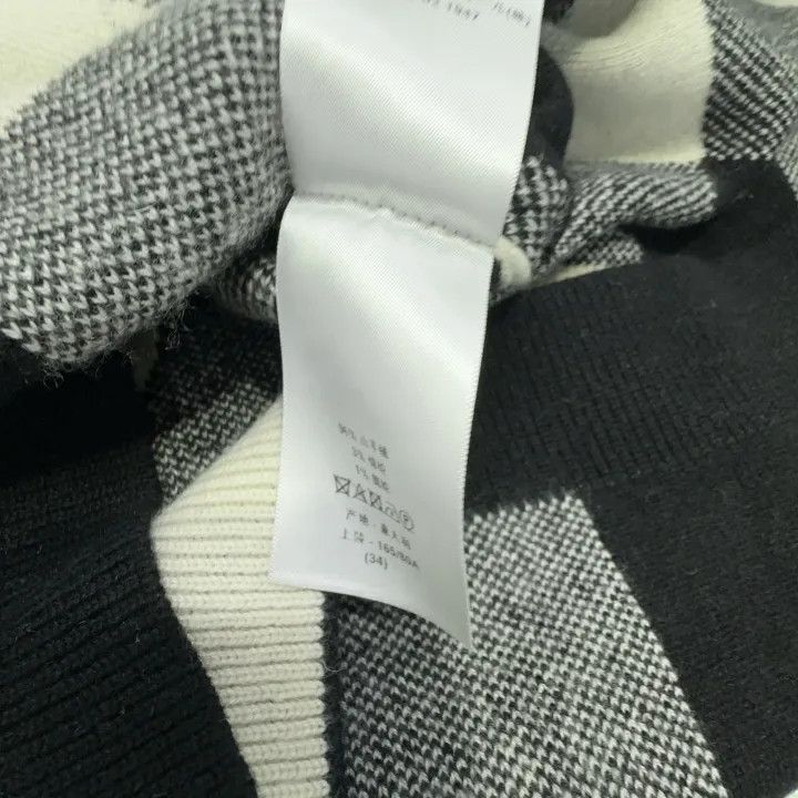 Dior Dior Black and White Check Hooded Knit Sweater 0079 Size XS / US 0-2 / IT 36-38 - 5 Thumbnail
