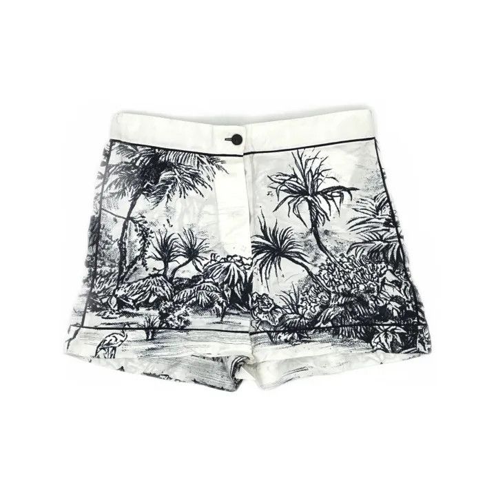 Dior Dior SS21 Forest Print Casual Shorts 0079 Size 34" / US 12 / IT 48 - 2 Thumbnail