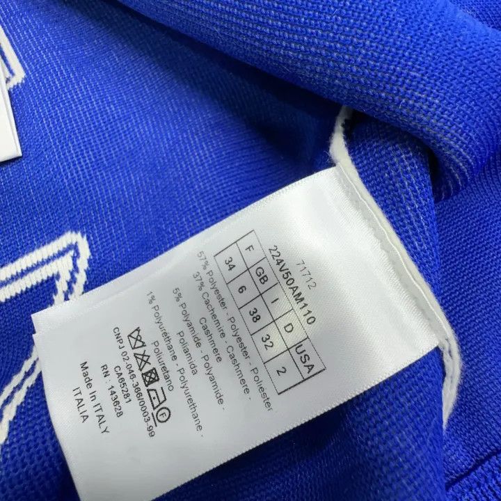 Dior Dior SS22 Vibe Blue Logo Jacket for Women 0079 Size S / US 4 / IT 40 - 7 Thumbnail