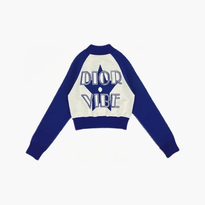 Dior Dior SS22 Vibe Blue Logo Jacket for Women 0079 Size S / US 4 / IT 40 - 3 Thumbnail