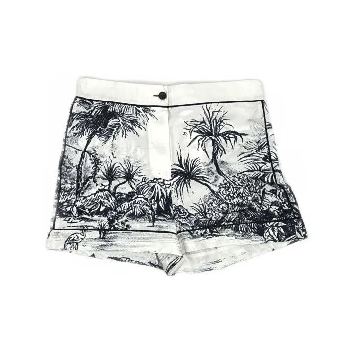 Dior Dior SS21 Forest Print Casual Shorts 0079 Size 34" / US 12 / IT 48 - 2 Thumbnail