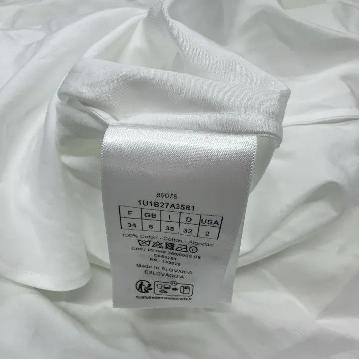 Dior Dior Casual Versatile White Long Sleeve Shirt 0079 Size XS / US 0-2 / IT 36-38 - 5 Thumbnail