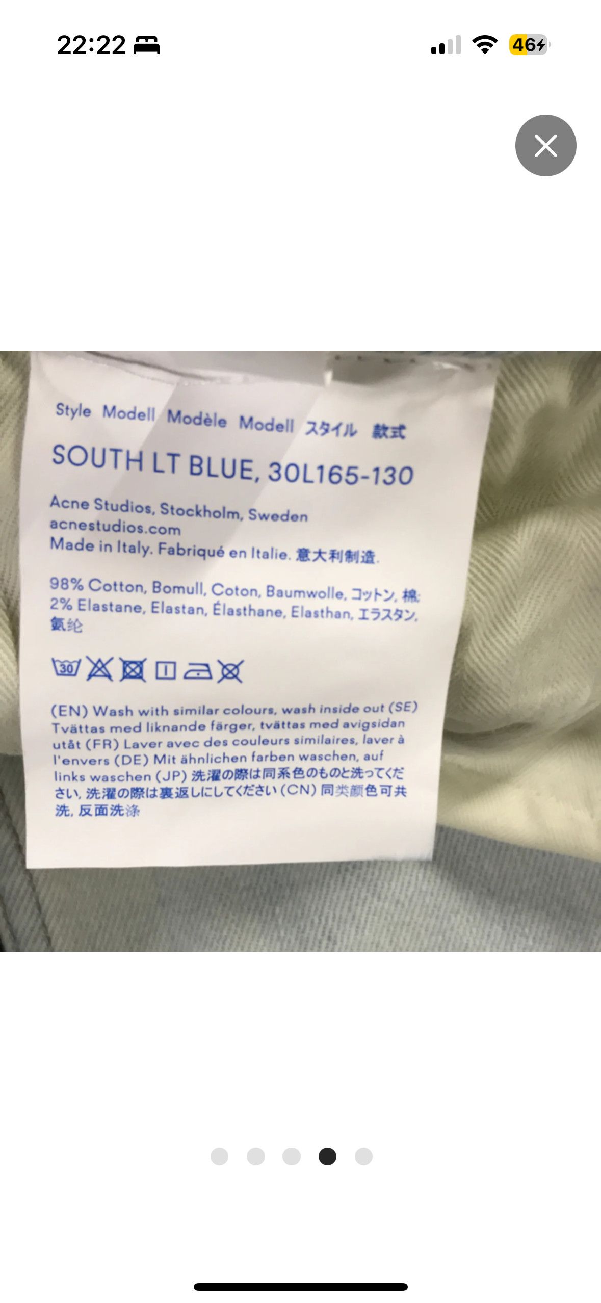 Acne Studios Acne Studios South LT Blue Jeans Size 27" / US 4 / IT 40 - 3 Thumbnail