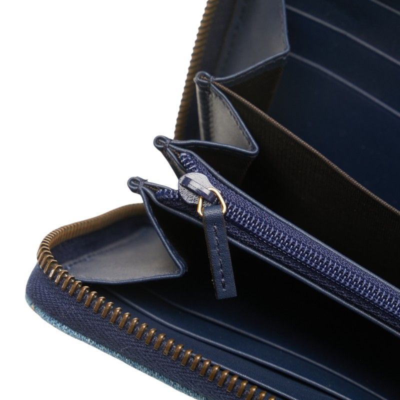 Gucci Gucci Gucci GG Marmont Denim Long Wallet Denim Long Wallet 443123 Size ONE SIZE - 10 Thumbnail