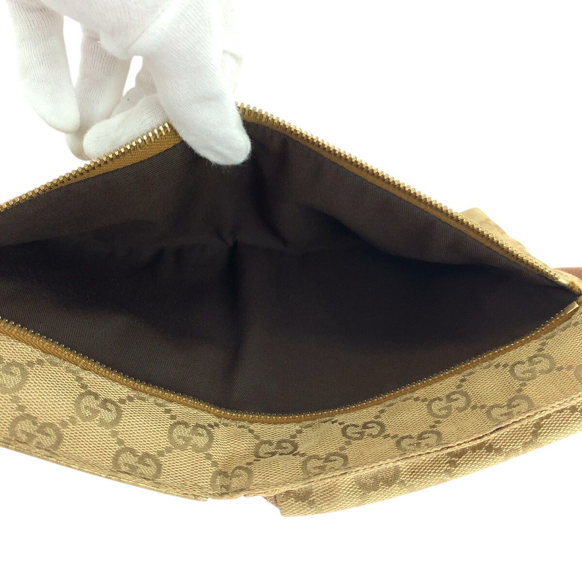 Gucci Gucci Gucci Sherry Line GG Canvas Waist Bag Canvas Belt Bag 28566 Size ONE SIZE - 9 Thumbnail
