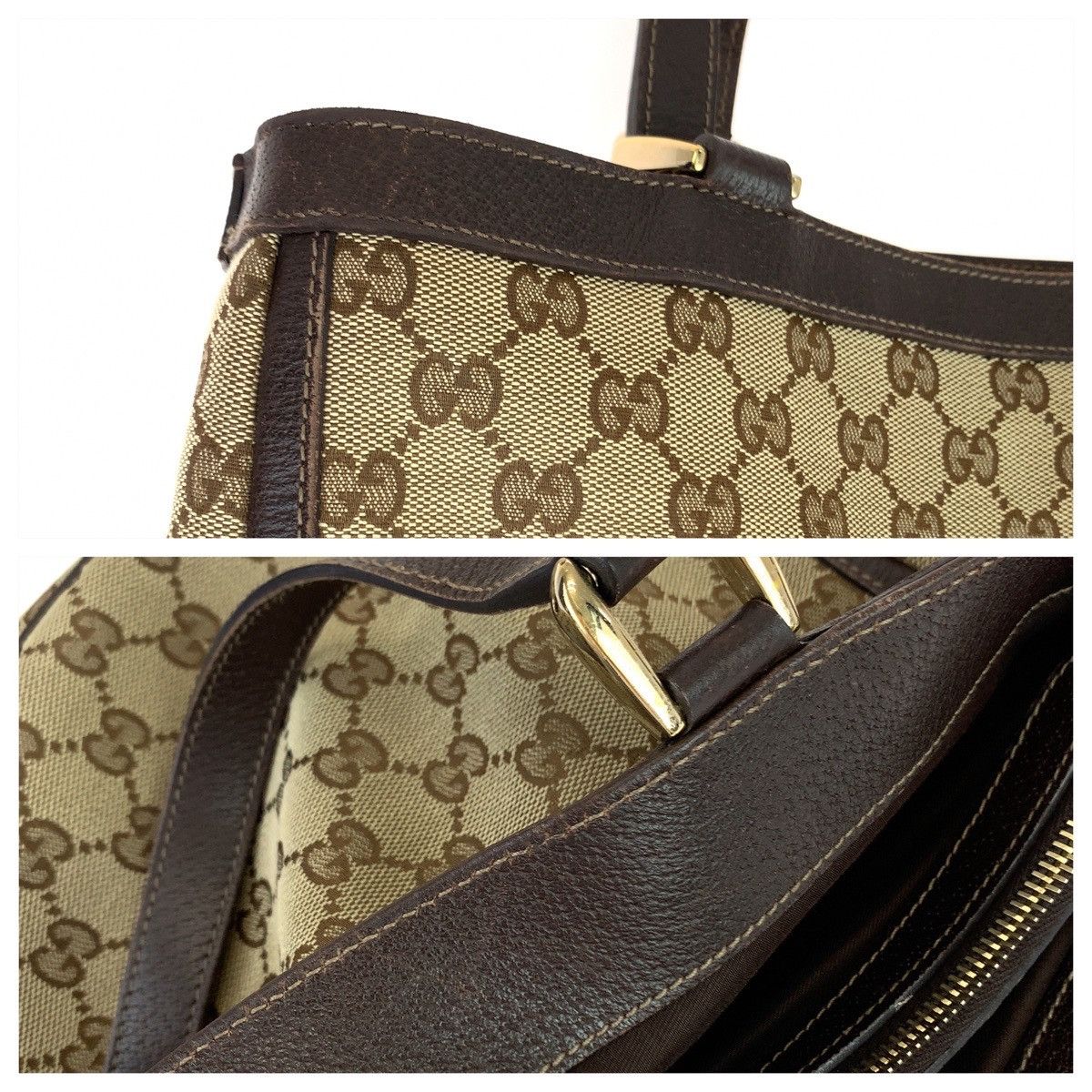 Gucci Gucci Gucci Abbey GG Canvas 2way bag Canvas Shoulder Bag 170004 DUTY FREE for USA Size ONE SIZE - 6 Thumbnail