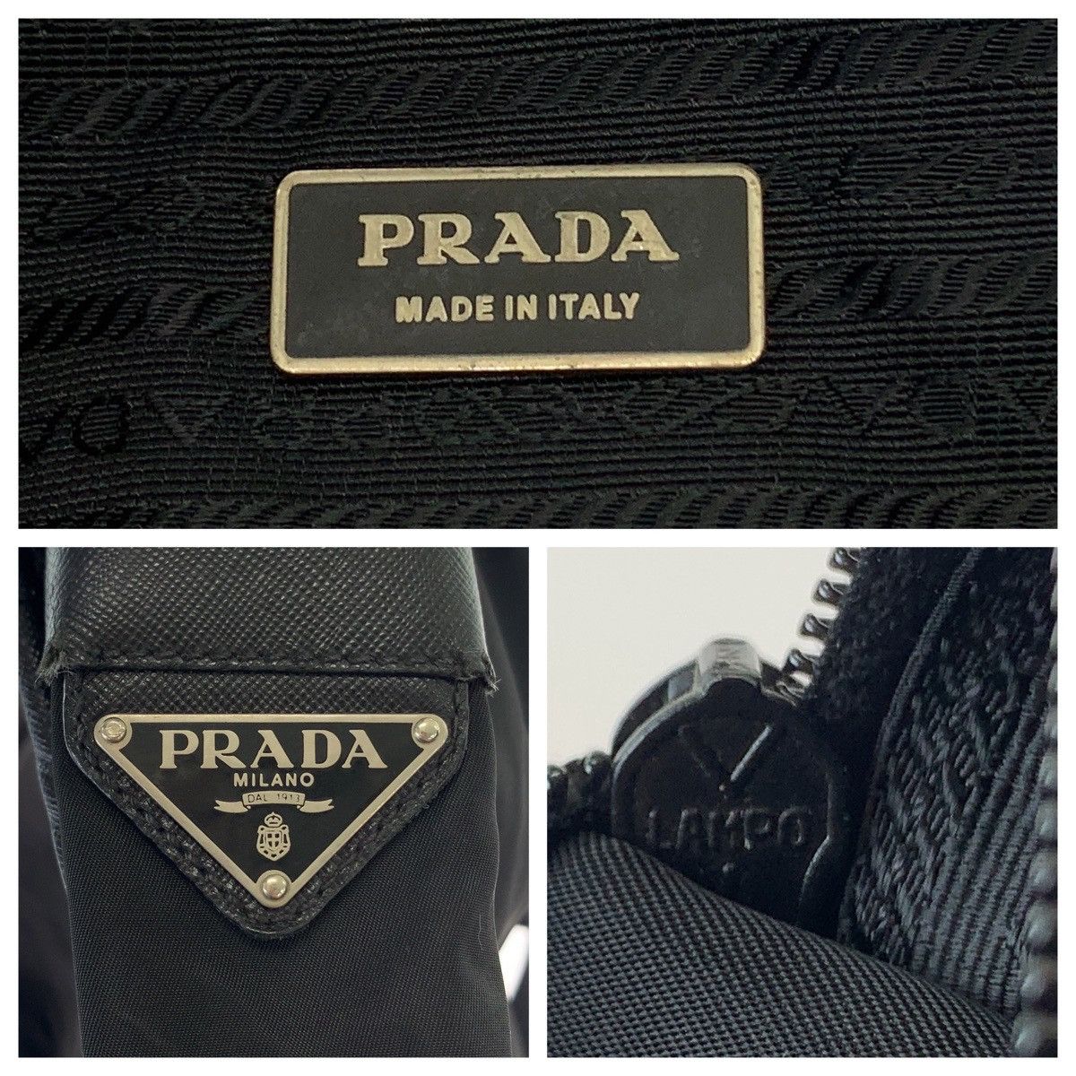 Prada Prada Prada Tessuto Triangle Logo Plate Nylon Shoulder Bag Others Shoulder Bag DUTY FREE for USA Size ONE SIZE - 4 Thumbnail