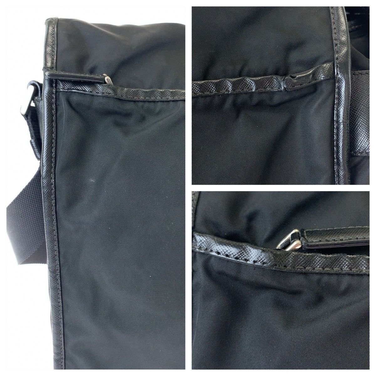 Prada Prada Prada Tessuto Triangle Logo Plate Nylon Shoulder Bag Others Shoulder Bag DUTY FREE for USA Size ONE SIZE - 5 Thumbnail
