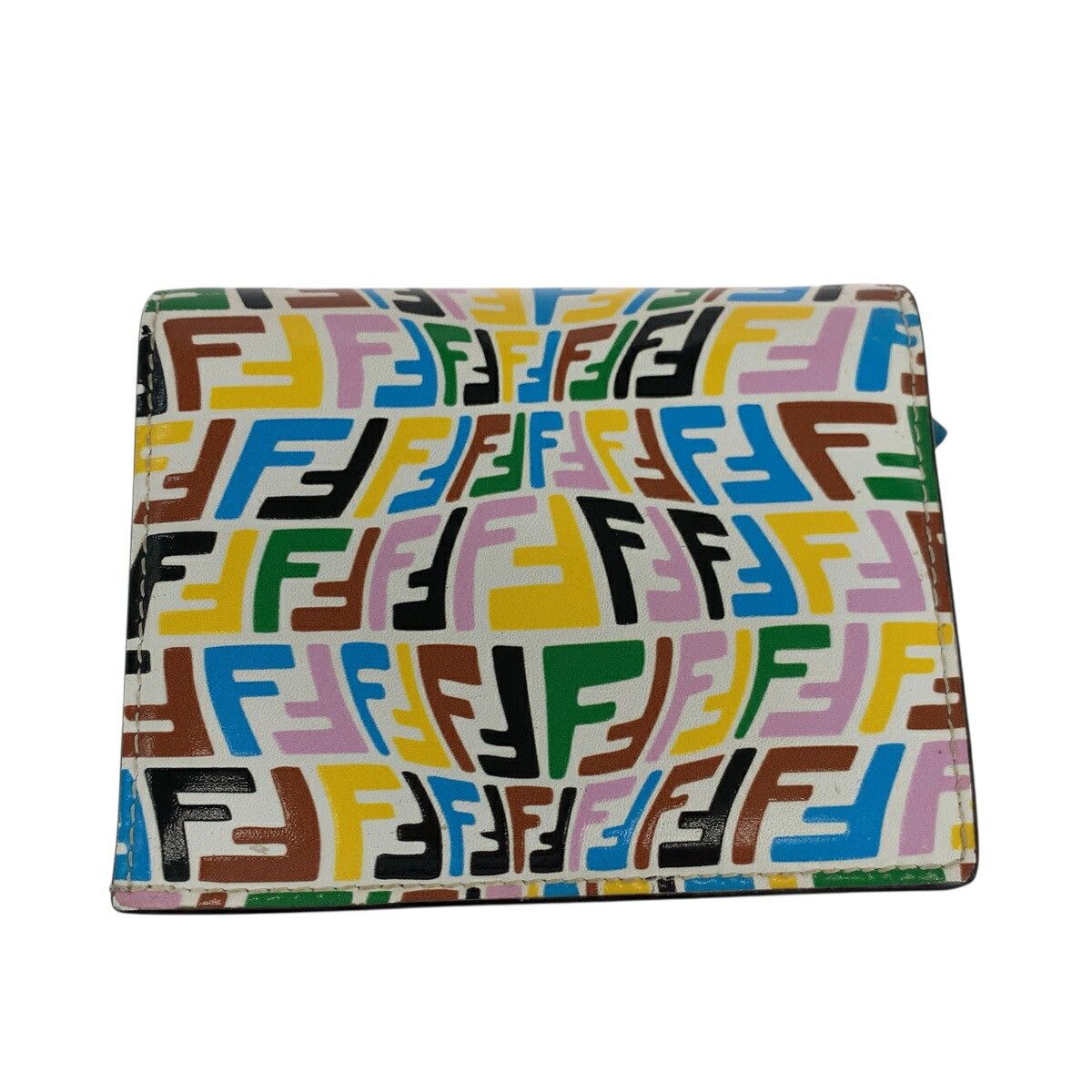Fendi Fendi Fendi F1EXO/MLC+CYBER-BLUE+O Calf Compact Wallet Leather Short Wallet 8M0420 AGKS Size ONE SIZE - 2 Thumbnail