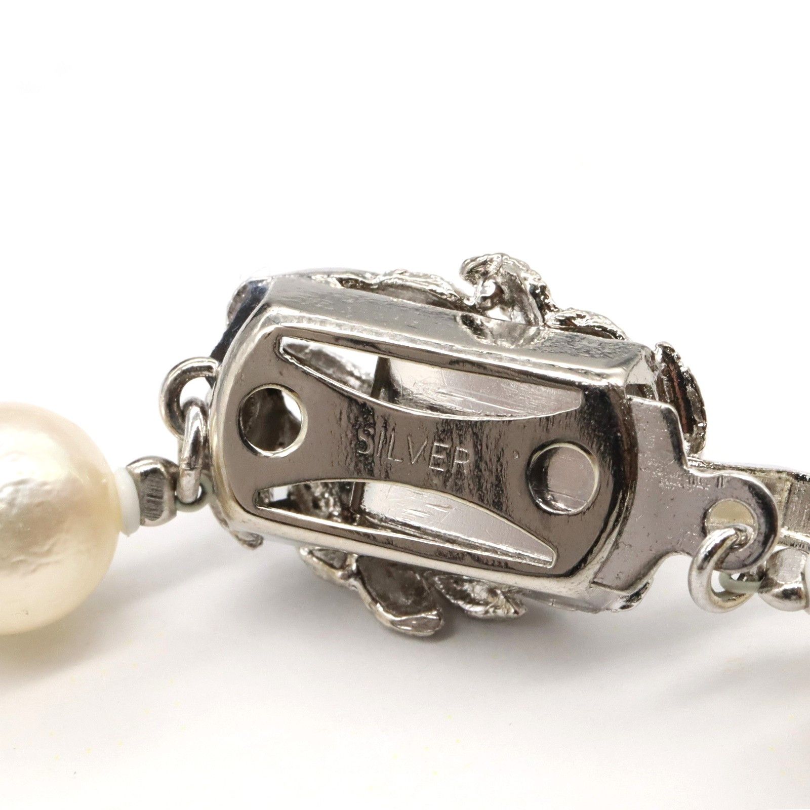 Other Other Pearl Silver925 Necklace Metal Necklace Size ONE SIZE - 4 Thumbnail