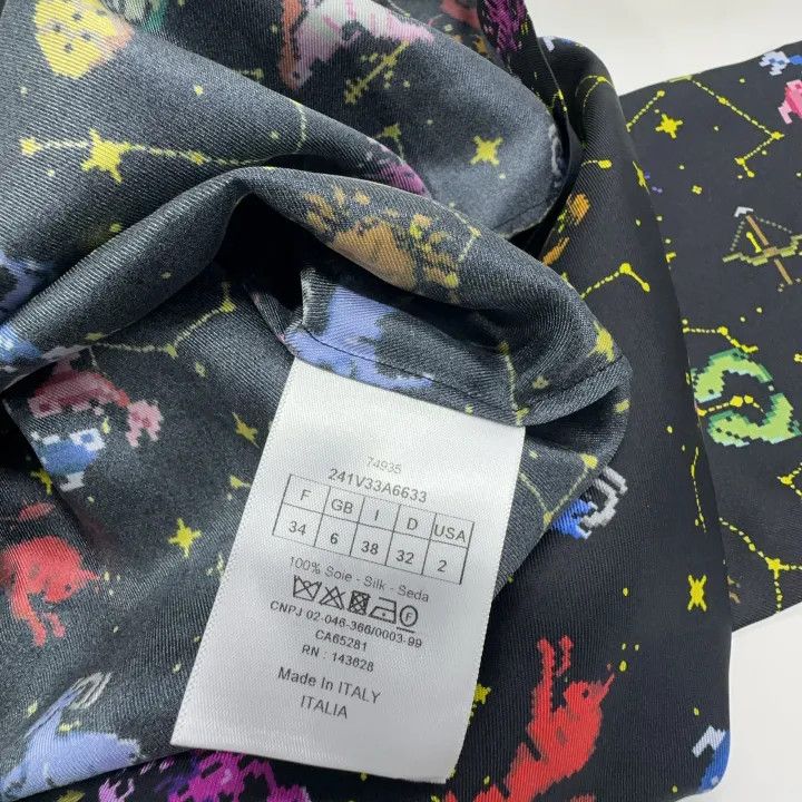 Dior Dior Long Sleeve Zodiac Pattern Shirt 0079 Size XS / US 0-2 / IT 36-38 - 5 Thumbnail