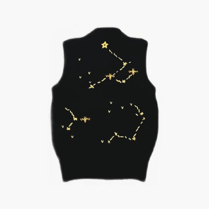 Dior Dior Star Sign Pattern Knit Vest for Women 0079 Size XS / US 0-2 / IT 36-38 - 3 Thumbnail