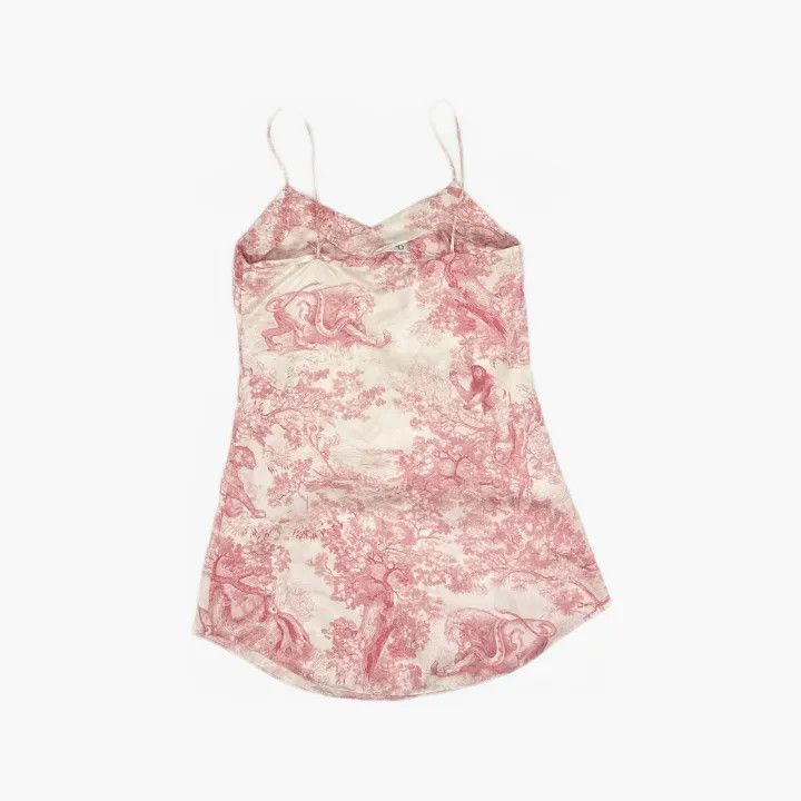 Dior Dior Zoo Slip Dress in Pink 0079 Size XS / US 0-2 / IT 36-38 - 3 Thumbnail