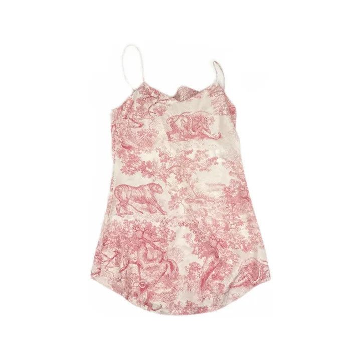 Dior Dior Zoo Slip Dress in Pink 0079 Size XS / US 0-2 / IT 36-38 - 2 Thumbnail