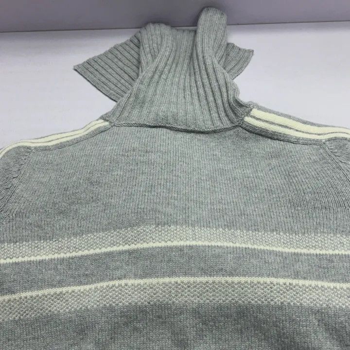 Dior Dior Gray High Neck Logo Knit Sweater 0079 Size S / US 4 / IT 40 - 6 Thumbnail