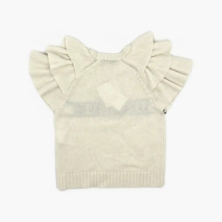 Dior Dior Logo Ruffled Short Sleeve Knit Top 0079 Size S / US 4 / IT 40 - 3 Thumbnail