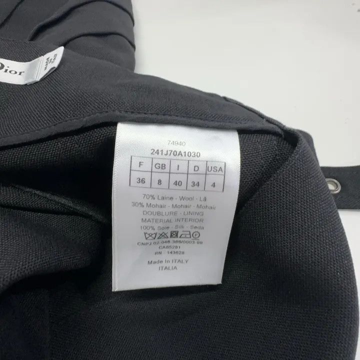 Dior Dior SS23 Solid Pleated Casual Skirt 0079 Size 36" / US 14 / IT 50 - 5 Thumbnail
