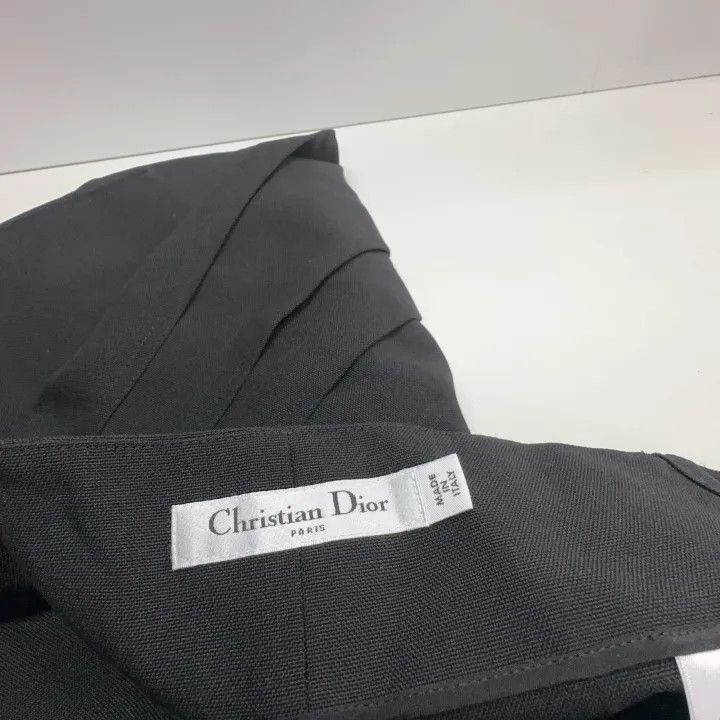 Dior Dior SS23 Solid Pleated Casual Skirt 0079 Size 36" / US 14 / IT 50 - 4 Thumbnail