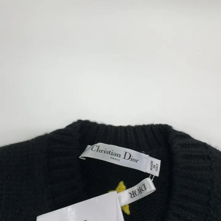 Dior Dior Black Short Sleeve Cashmere Top 0079 Size S / US 4 / IT 40 - 7 Thumbnail