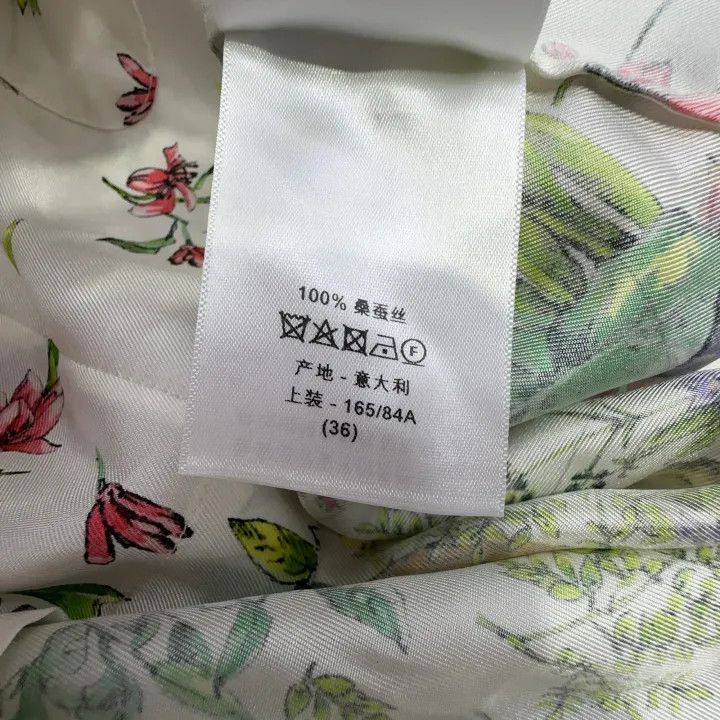 Dior Dior Floral Print Short Sleeve Shirt 0079 Size S / US 4 / IT 40 - 4 Thumbnail