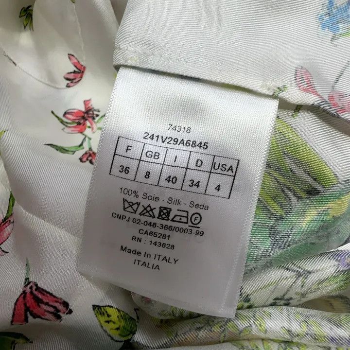Dior Dior Floral Print Short Sleeve Shirt 0079 Size S / US 4 / IT 40 - 5 Thumbnail