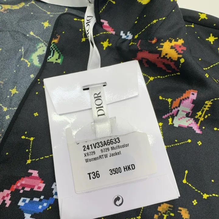 Dior Dior Black Zodiac Pattern Long Sleeve Shirt 0079 Size S / US 4 / IT 40 - 7 Thumbnail