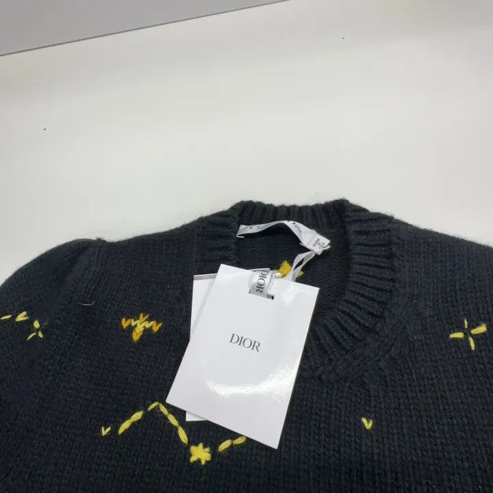 Dior Dior FW22 Scorpion Short Sleeve Cashmere Sweater 0079 Size S / US 4 / IT 40 - 7 Thumbnail