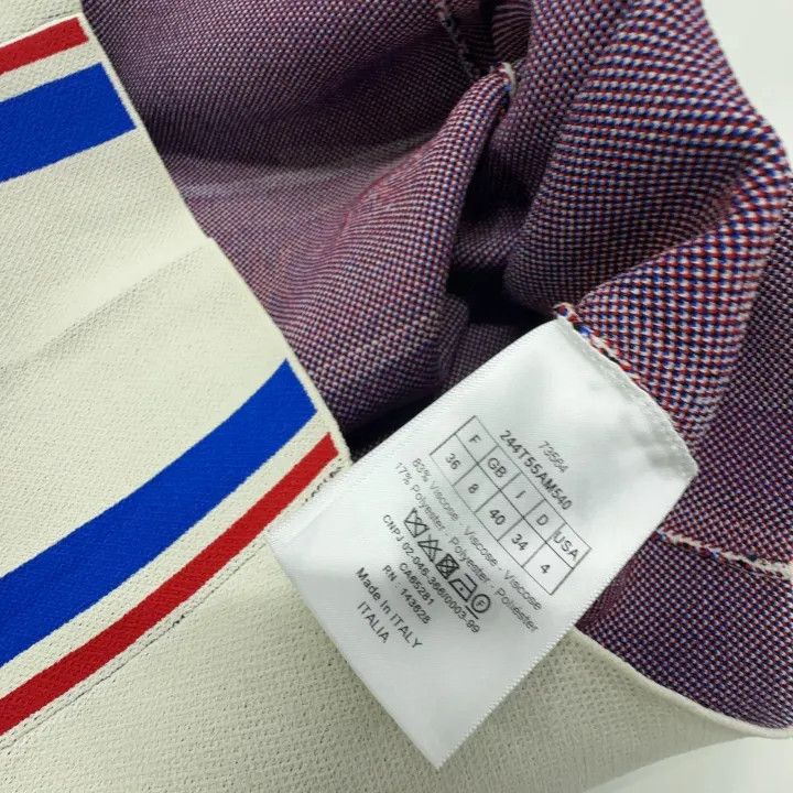 Dior Dior SS22 Striped Cropped Knit Top 0079 Size S / US 4 / IT 40 - 6 Thumbnail